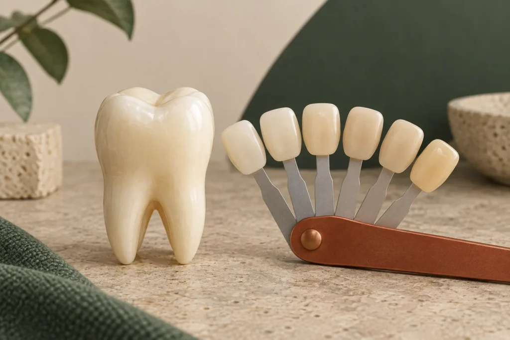 Conceptual illustration: Teeth Whitening Treatments: How to Achieve a Brighter Smile Safely