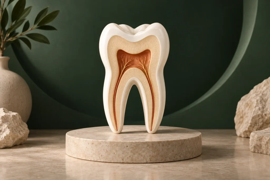 Conceptual illustration: Root Canal Treatment in Dubai: When to Seek Care and What to Expect