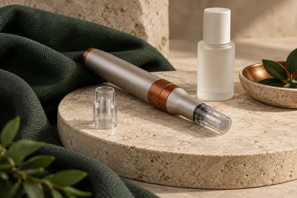 Conceptual illustration: SkinPen Microneedling: Build Your Aftercare Plan Before the Appointment
